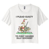 Wizard Of Barge I Plead Guilty To First Degree Silly Goosery Crop Top