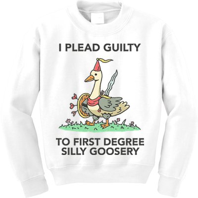 Wizard Of Barge I Plead Guilty To First Degree Silly Goosery Kids Sweatshirt