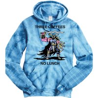 Wizard Of Barge Three Coffees No Lunch Tie Dye Hoodie