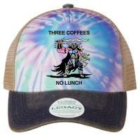 Wizard Of Barge Three Coffees No Lunch Legacy Tie Dye Trucker Hat