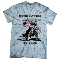 Wizard Of Barge Three Coffees No Lunch Tie-Dye T-Shirt
