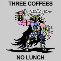 Wizard Of Barge Three Coffees No Lunch Tie-Dye T-Shirt