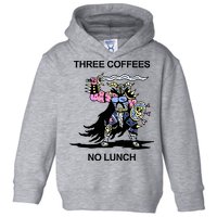 Wizard Of Barge Three Coffees No Lunch Toddler Hoodie