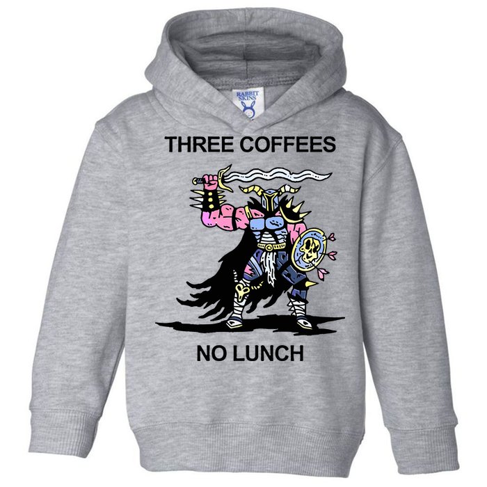 Wizard Of Barge Three Coffees No Lunch Toddler Hoodie