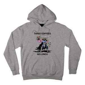 Wizard Of Barge Three Coffees No Lunch Tall Hoodie