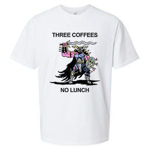 Wizard Of Barge Three Coffees No Lunch Sueded Cloud Jersey T-Shirt