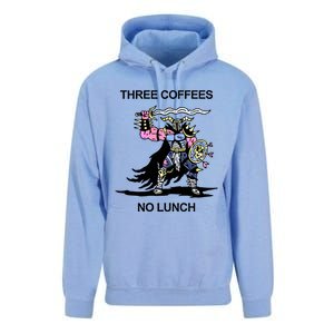 Wizard Of Barge Three Coffees No Lunch Unisex Surf Hoodie