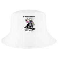 Wizard Of Barge Three Coffees No Lunch Cool Comfort Performance Bucket Hat
