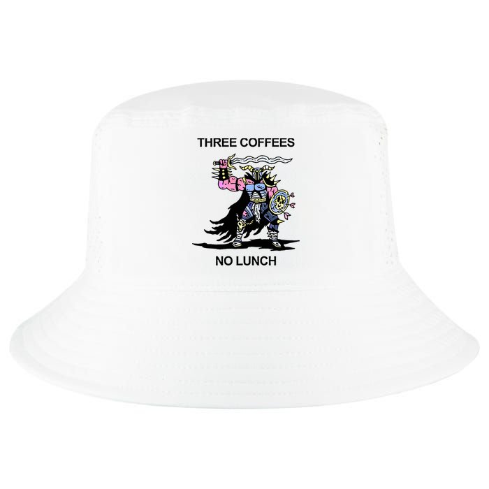 Wizard Of Barge Three Coffees No Lunch Cool Comfort Performance Bucket Hat