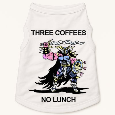 Wizard Of Barge Three Coffees No Lunch Doggie Tank