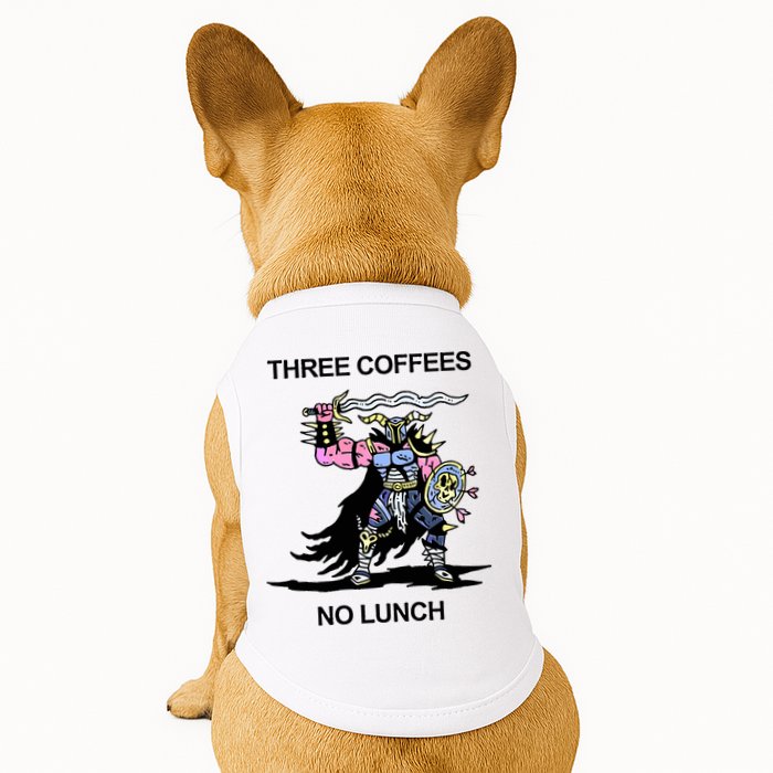 Wizard Of Barge Three Coffees No Lunch Doggie Tank