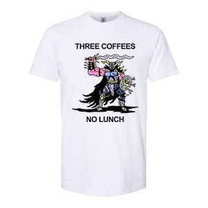 Wizard Of Barge Three Coffees No Lunch Softstyle CVC T-Shirt