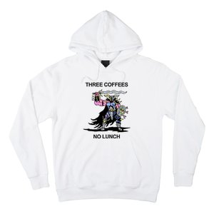 Wizard Of Barge Three Coffees No Lunch Hoodie