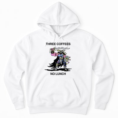 Wizard Of Barge Three Coffees No Lunch Hoodie