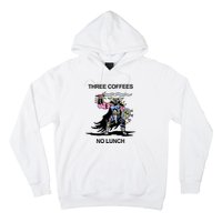 Wizard Of Barge Three Coffees No Lunch Hoodie