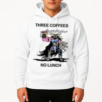 Wizard Of Barge Three Coffees No Lunch Hoodie