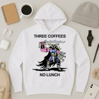 Wizard Of Barge Three Coffees No Lunch Hoodie