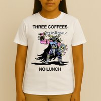 Wizard Of Barge Three Coffees No Lunch T-Shirt
