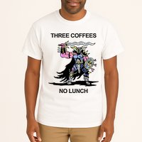 Wizard Of Barge Three Coffees No Lunch Tall T-Shirt