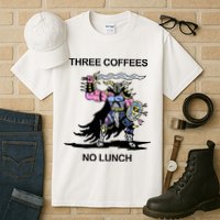 Wizard Of Barge Three Coffees No Lunch Tall T-Shirt