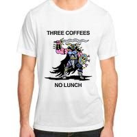 Wizard Of Barge Three Coffees No Lunch Adult ChromaSoft Performance T-Shirt