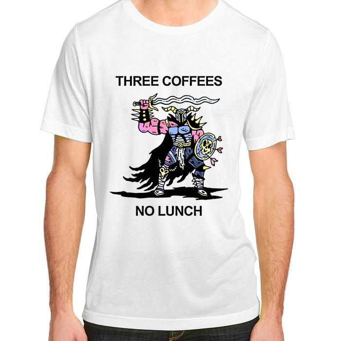 Wizard Of Barge Three Coffees No Lunch Adult ChromaSoft Performance T-Shirt