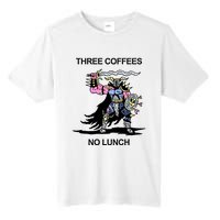 Wizard Of Barge Three Coffees No Lunch Tall Fusion ChromaSoft Performance T-Shirt