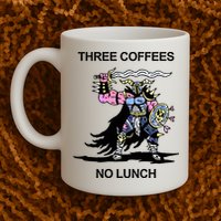 Wizard Of Barge Three Coffees No Lunch Mug