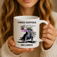 Wizard Of Barge Three Coffees No Lunch Mug