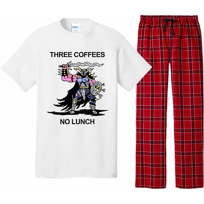 Wizard Of Barge Three Coffees No Lunch Pajama Set