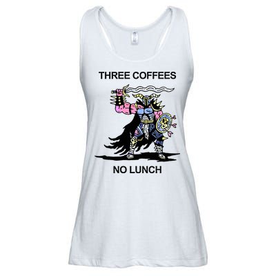 Wizard Of Barge Three Coffees No Lunch Ladies Essential Flowy Tank