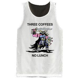 Wizard Of Barge Three Coffees No Lunch Mesh Reversible Basketball Jersey Tank