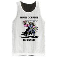 Wizard Of Barge Three Coffees No Lunch Mesh Reversible Basketball Jersey Tank