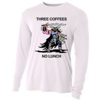 Wizard Of Barge Three Coffees No Lunch Cooling Performance Long Sleeve Crew