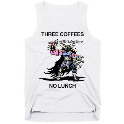 Wizard Of Barge Three Coffees No Lunch Tank Top