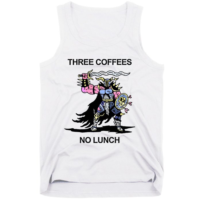 Wizard Of Barge Three Coffees No Lunch Tank Top