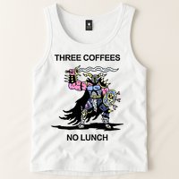 Wizard Of Barge Three Coffees No Lunch Tank Top