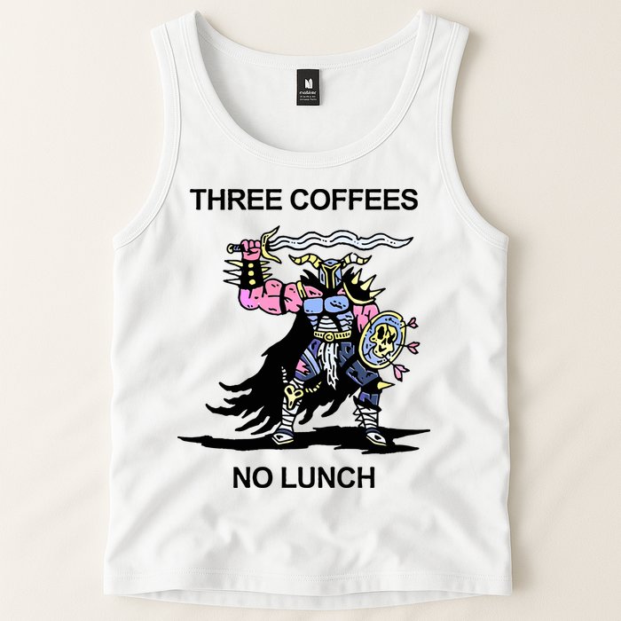 Wizard Of Barge Three Coffees No Lunch Tank Top