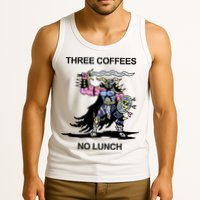 Wizard Of Barge Three Coffees No Lunch Tank Top