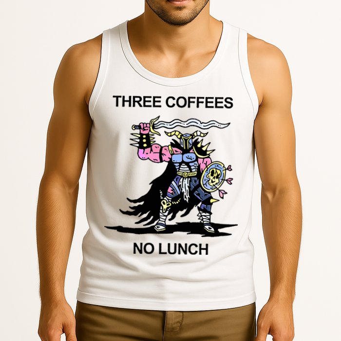 Wizard Of Barge Three Coffees No Lunch Tank Top