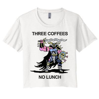 Wizard Of Barge Three Coffees No Lunch Crop Top