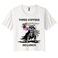 Wizard Of Barge Three Coffees No Lunch Crop Top