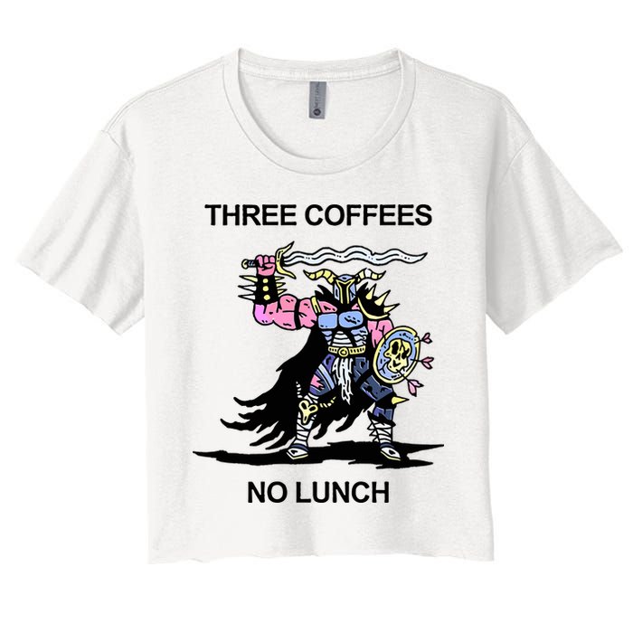 Wizard Of Barge Three Coffees No Lunch Crop Top