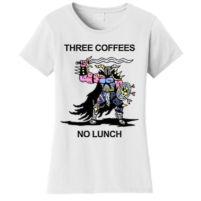 Wizard Of Barge Three Coffees No Lunch Women's T-Shirt