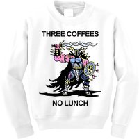 Wizard Of Barge Three Coffees No Lunch Kids Sweatshirt