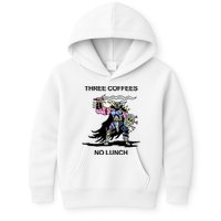 Wizard Of Barge Three Coffees No Lunch Kids Hoodie