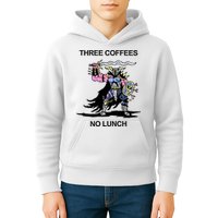 Wizard Of Barge Three Coffees No Lunch Kids Hoodie