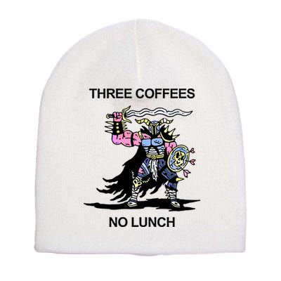 Wizard Of Barge Three Coffees No Lunch Short Acrylic Beanie