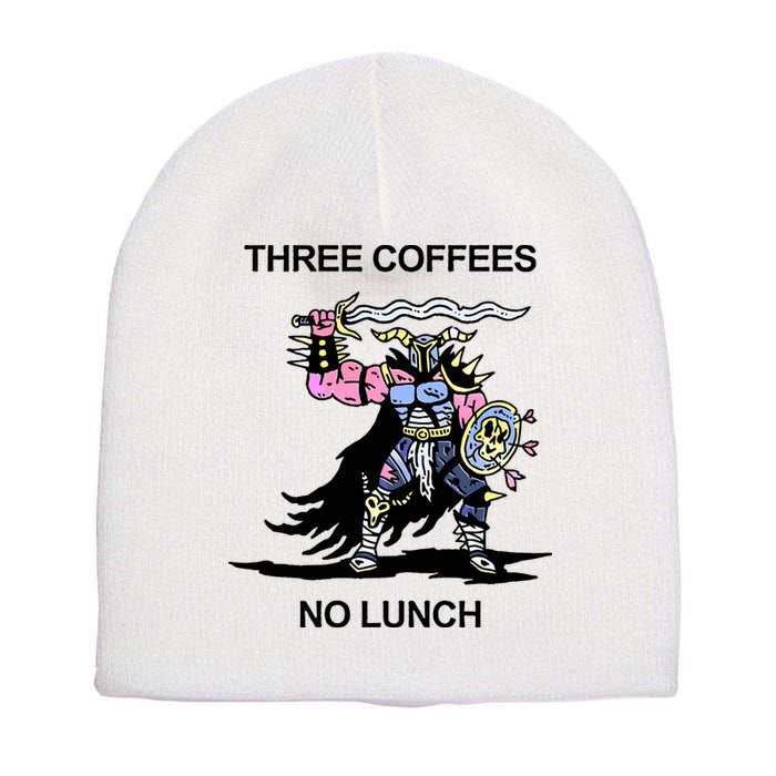 Wizard Of Barge Three Coffees No Lunch Short Acrylic Beanie