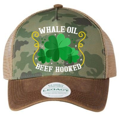 Whale Oil Beef Hooked Saint Patricks Day Legacy Tie Dye Trucker Hat